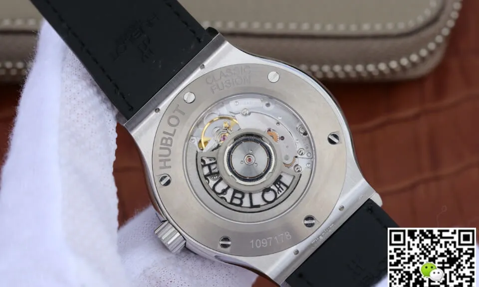 Hublot Classic Fusion 511.NX.1171.LR JJ Factory 1:1 Best Edition Replica Watch Black Strap